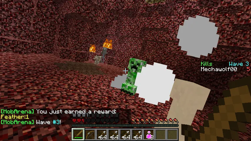 Mob Arena OldCraft.net - walka z potworami na arenie